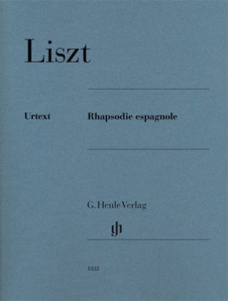 Book Rhapsodie espagnole Franz Liszt