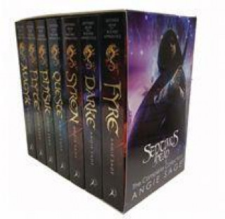 Book Septimus Heap Collection 7 Book Set (Magyk, Flyte, Physik, Queste, Syren, Darke and Fyre) SAGE ANGIE