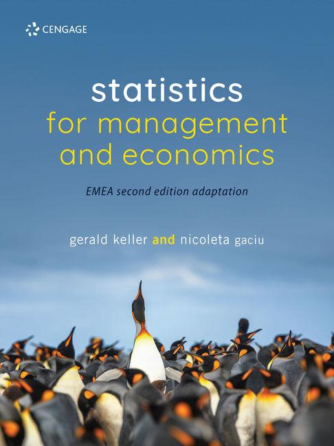 Kniha Statistics for Management and Economics KELLER