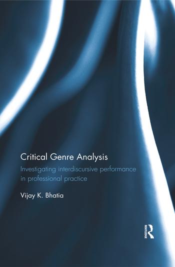 Kniha Critical Genre Analysis Bhatia