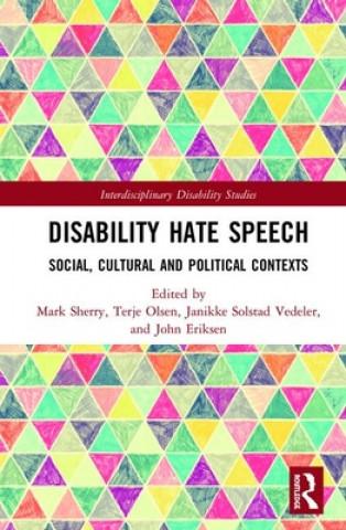Book Disability Hate Speech Mark Sherry