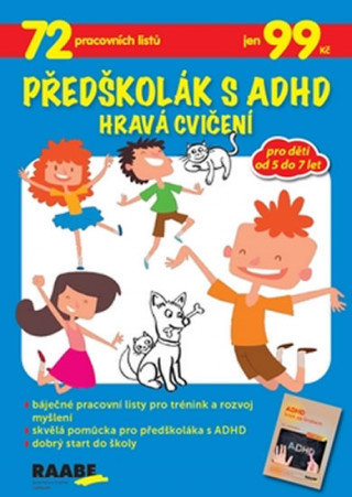 Kniha Předškolák s ADHD - Hravá cvičení Raabe