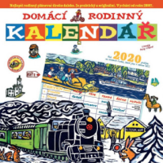 Kalendář/Diář Domácí rodinný kalendář - nástěnný kalendář 2020 Petra Cífková