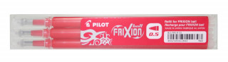 Papírenské zboží PILOT náplň FriXion 05 červená-sada 3ks 