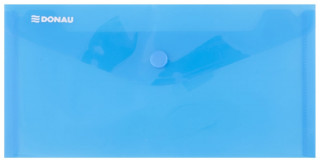 Papírszerek Obálka s drukem průhledná DL PP, modrá 