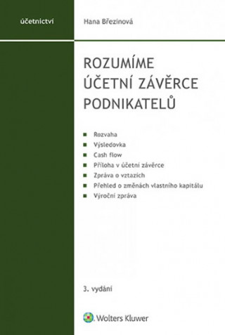 Book Rozumíme účetní závěrce podnikatelů Hana Březinová