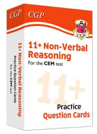 Könyv 11+ CEM Non-Verbal Reasoning Practice Question Cards - Ages 10-11 CGP Books