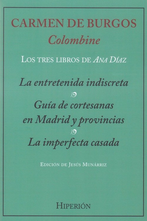 Kniha LOS TRES LIBROS DE ANA DÍAZ CARMEN DE BURGOS