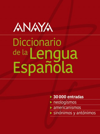 Carte DICCIONARIO ANAYA DE LA LENGUA ESPAÑOLA 