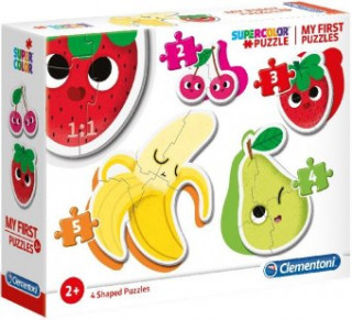 Joc / Jucărie Moje pierwsze puzzle Supercolor Fruits 