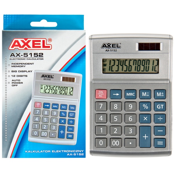 Articole de papetărie Kalkulator AXEL AX-5152 