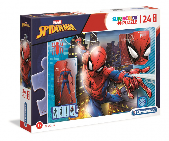 Hra/Hračka Puzzle SuperColor Maxi Spider-Man 24 