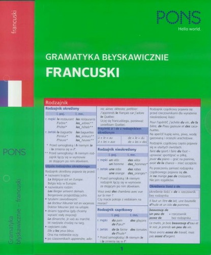 Könyv Gramatyka błyskawicznie Francuski 