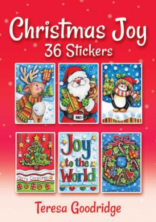 Kniha Christmas Joy 36 Stickers Teresa Goodridge