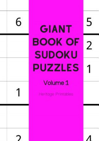 Carte Giant Book of Sudoku Puzzles Volume 1 Heritage Printables