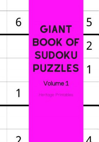 Knjiga Giant Book of Sudoku Puzzles Volume 1 Heritage Printables