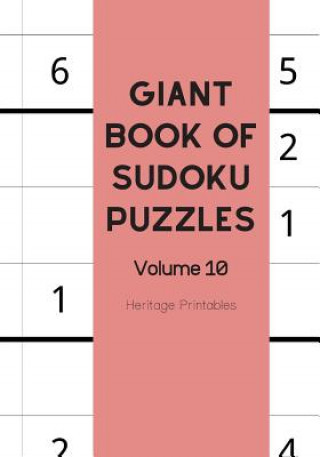 Könyv Giant Book of Sudoku Puzzles Volume 10 Heritage Printables