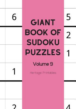 Könyv Giant Book of Sudoku Puzzles Volume 9 Heritage Printables