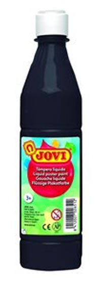 Articole de papetărie JOVI temperová barva 500ml v lahvi černá 