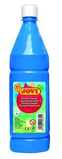 Artykuły papiernicze JOVI temperová barva 1000ml v lahvi modrá 