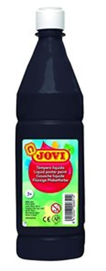 Artykuły papiernicze JOVI temperová barva 1000ml v lahvi černá 