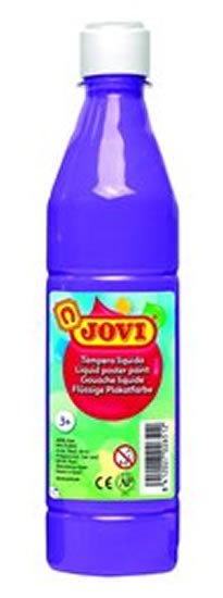 Papírszerek JOVI temperová barva 500ml v lahvi fialová 