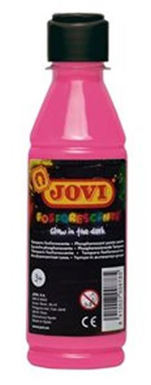 Articole de papetărie JOVI temperová barva neónová 250ml v lahvi růžová 