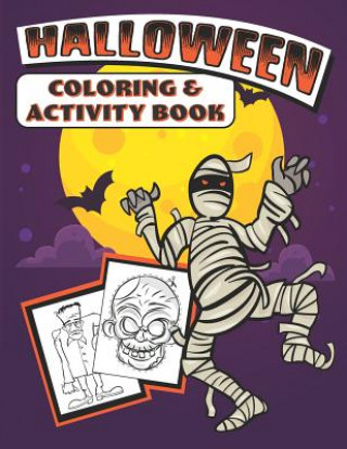 Kniha Halloween Coloring & Activity Book Halloween Coloring Book