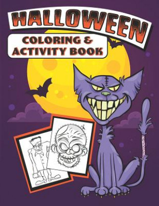 Knjiga Halloween Coloring & Activity Book Halloween Coloring Book