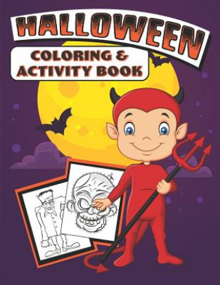 Книга Halloween Coloring & Activity Book Halloween Coloring Book