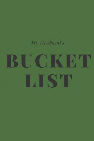 Carte My Husband's Bucket List Jazzy Journals