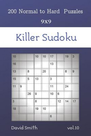 Książka Killer Sudoku - 200 Normal to Hard Puzzles 9x9 vol.10 David Smith