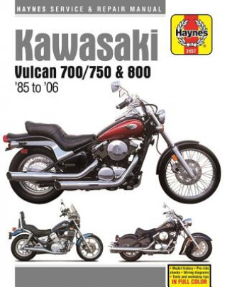Carte Kawasaki Vulcan 700 (1985), Vulcan 750 (85-06), Vulcan 800 (95-05), Vulcan 800 Classic (96-02) & Vulcan 600 Drifter (99-06) 