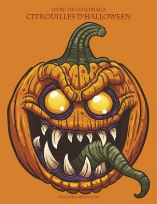 Kniha Livre de coloriage Citrouilles d'Halloween Nick Snels