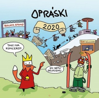 Calendar / Agendă Opráski - nástěnný kalendář 2020 jaz