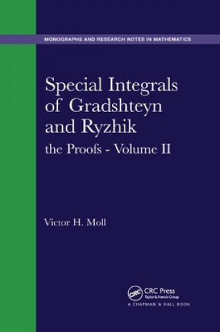 Book Special Integrals of Gradshteyn and Ryzhik Victor H. Moll