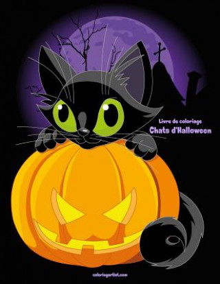 Carte Livre de coloriage Chats d'Halloween 1 Nick Snels