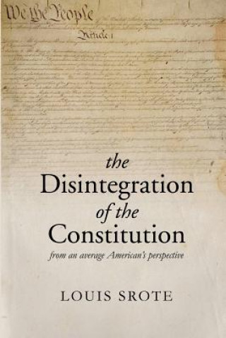 Carte The Disintegration of the Constitution: From an Average American's Perspective Louis Srote