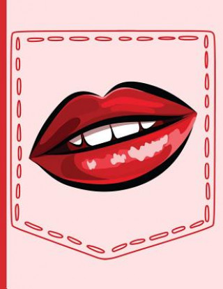 Kniha Woman's Red Lips Pocket: Everyday Notebook Roxi Press