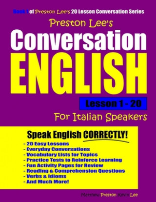 Książka Preston Lee's Conversation English For Italian Speakers Lesson 1 - 20 Matthew Preston