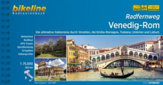 Carte Radfernweg Venedig-Rom Esterbauer Verlag