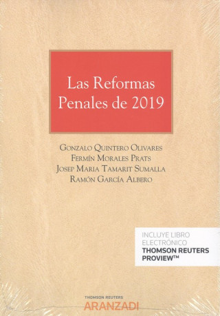 Kniha LAS REFORMAS PENALES DE 2019 (DÚO) GONZALO QUINTERO OLIVARES