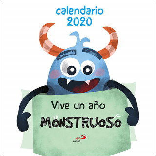 Könyv CALENDARIO PARED VIVE UN AÑO MONSTRUOSO 2020 