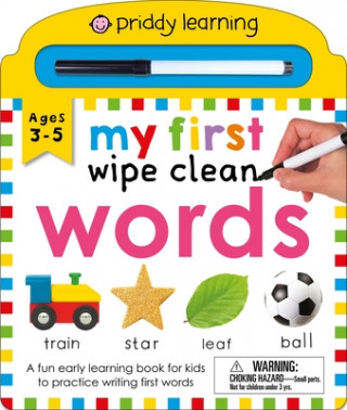 Kniha Priddy Learning: My First Wipe Clean Words Roger Priddy