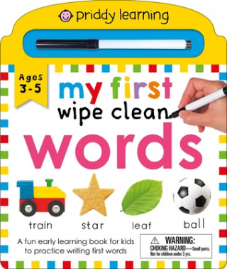 Livre Priddy Learning: My First Wipe Clean Words Roger Priddy