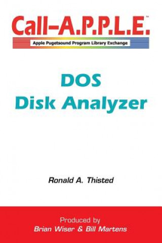 Knjiga DOS Disk Analyzer Ronald A. Thisted