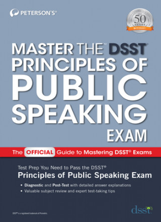 Kniha Master the DSST Principles of Public Speaking Exam Peterson'S