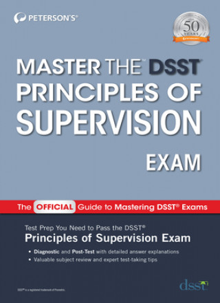 Carte Master the DSST Principles of Supervision Peterson'S