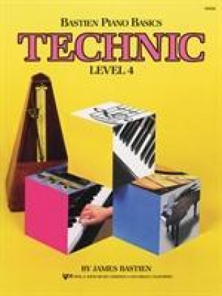 Tlačovina Bastien Piano Basics: Technic Level 4 James Bastien