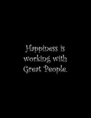 Książka Happiness is working with Great People: Line Notebook Handwriting Practice Paper Workbook Tome Ryder